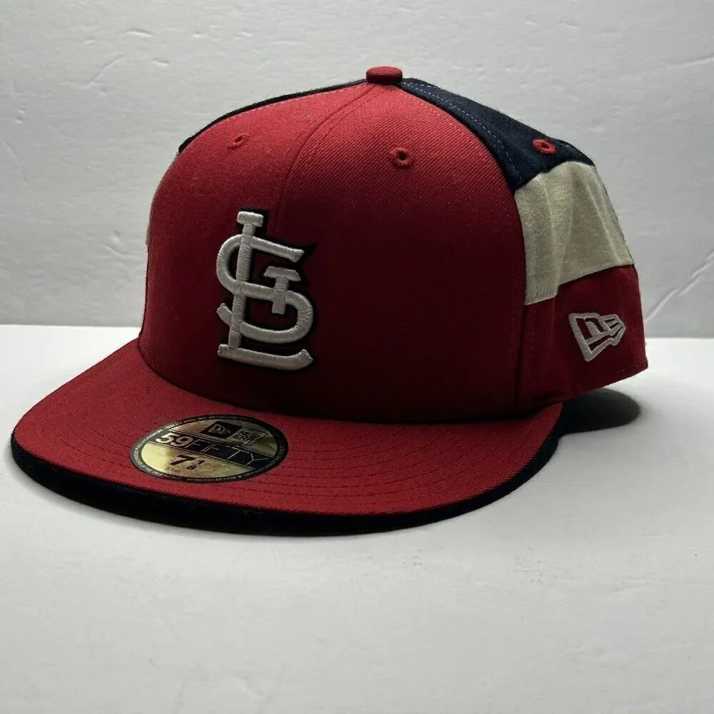 St Louis Cardinals Baseball Cap New Era 7-1/8 Embroidered Logo MLB 59Fifty Hat